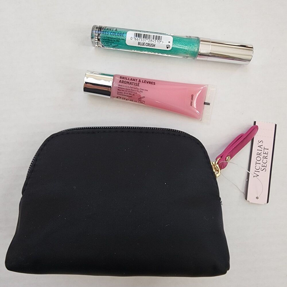 Victoria's secret makeup bag and gloss lot - Picture 2 of 2